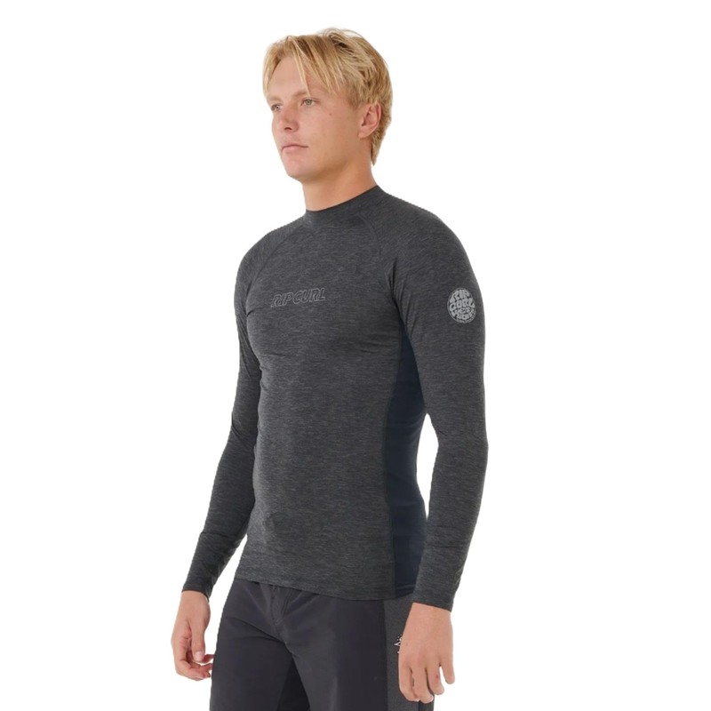 RIP CURL Dawn Patrol Performance LS Lycra 2024 Black Marle,