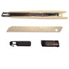 AHCHAY 2pcs Utility Knife 9mm 60 Degree Foil Blade Cutter