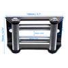 Winch Roller Fairlead Mount for ATV UTV SUV Car Winch
