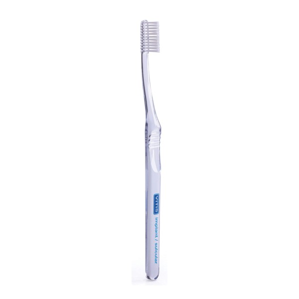 Vitis Implant/sulcular Toothbrush Pack of 1 Assorted Colours