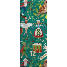 Jillson & Roberts 20" x 30" Printed Christmas Gift Tissue, 12 Days (24 Folded Sheets)