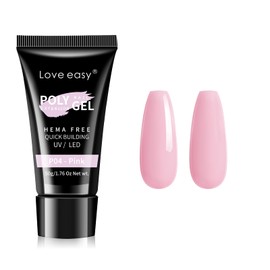 Love easy Poly Gel 50g - Nail Extension Gel - Pink