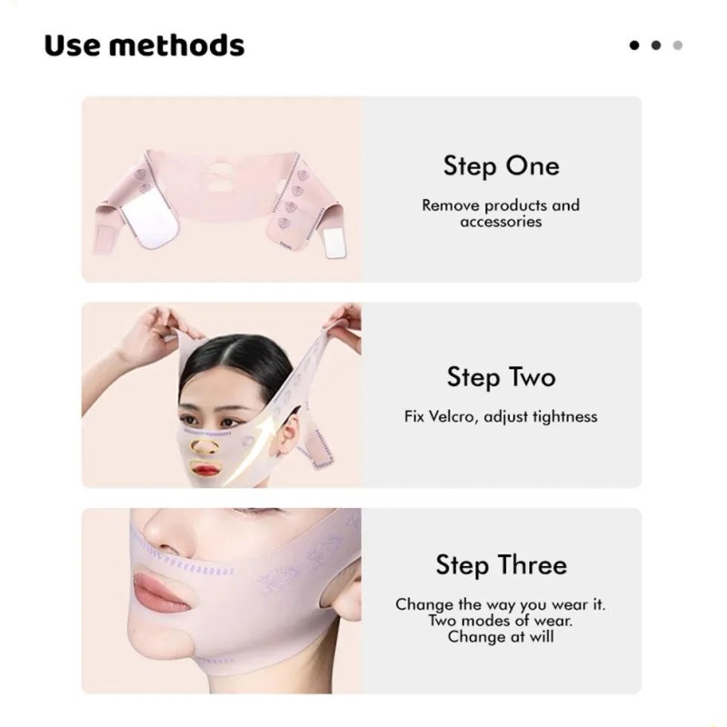 Mascarilla Facial Adelgazante Reduce Papada Afila