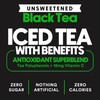 Ryl Iced Tea, Unsweetened Black Tea, Antioxidant Superblend, Zero Sugar,
