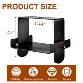 4 Pcs Stainless Steel 1-3/4” Wide Leaf Spring Clamp Kit, Leaf Spring Bend Repair Clip