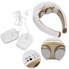 Electric Cervical Vertebra Massager Pulse Hot Compress Therapy Neck Massage