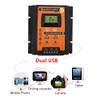 Keenso 12V/24V 30A/50A/70A MPPT Controlador de carga solar Panel solar
