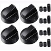 Bessy shop 4 Pcs Universal Gas Hob Knobs 42mm Control