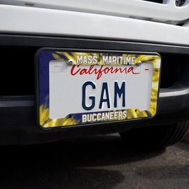 GRAPHICS & MORE Massachusetts Maritime Academy Tie-Dye License Plate Tag Frame