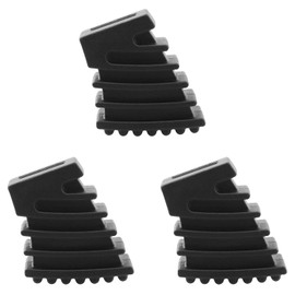 DGHAOP 3PCS Rubber Drum Rack Feet Sleeve Drum Stand Anti slip L Rod Clamp Accessory Drum Rack Foot Pad for Percussion Instruments Drummers Music Bands