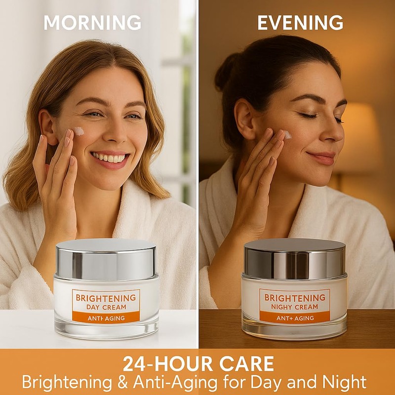 SpaScriptions Clinicals Brightening Vitamin C Day & Night Cream Set