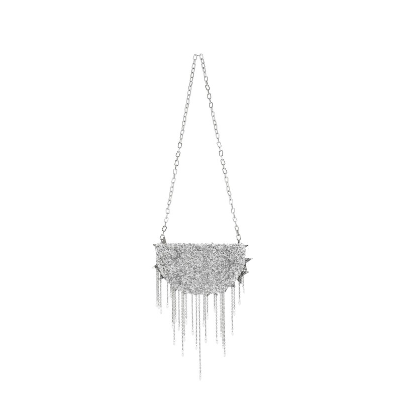 JW PEI Women's Anika Star-Embellished Chain Bag - Silver