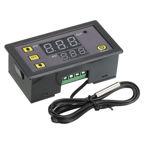 MECCANIXITY AC110-220V LED Digital Temperature Controller Thermostat Meter Heating Cooling
