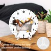 SPUNKER Wall Clocks,African Woman Bath Wall Clocks,Yellow Duck Battery Operated