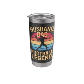 Husband. Dad. Football Legend. Stainless Steel Insulated Tumbler