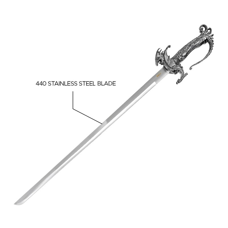 Saint George Dragon Saber - Intricately Designed Dragon Sword -