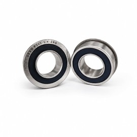 DEEG Flange Ball Bearing ID 3/4" x OD 1-3/8" for Lawn Mower Front Wheel
