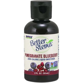 NOW Flavoured Stevia Extract, 60ml, Pomegranate and Blueberry