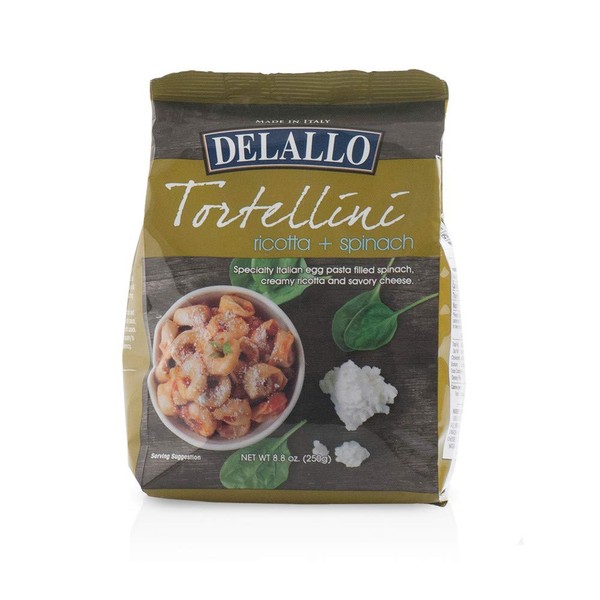 Delallo Ricotta Spinach Tortellini, 8.8 Ounce - 12 per case.