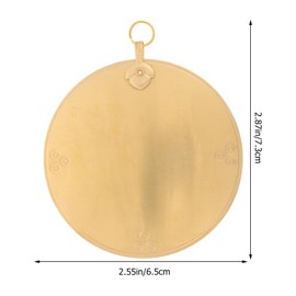 ULTECHNOVO Office Decor Wall Hanging Decor Bagua Mirror Copper Chinese Fengshui Mirror Gossip Mirror Baguas Hanging Decoration for Against Active Harmful Energy Outdoor Decor Outdoor Decor