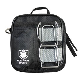 Northway Sports NSG-121BP BK Pouch Park Golf, Ground Golf Belt Pouch, Black