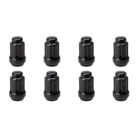 (8 Pack) Tusk Tapered Spline Drive Lug Nut 12mm x 1.50mm Thread Pitch Black for Polaris RZR Pro R Sport 2022,2025