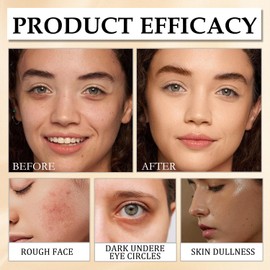 Flawless Face Foundation Stick,Korean Lightweight Hydrating Foundation Contour Stick with Brush,Multi-Use Face Makeup Sticks,Waterproof Thin and Cover Blemishes for All Skin Types (02#Natural)