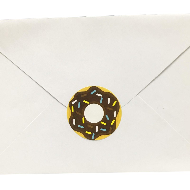 Donut Stickers Sheets Set, 1.5" - 20 Sheets, 200 Stickers