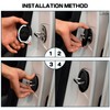 4Pcs Door Latch Lock Cover, Anti-Rust Silicone Car Door Lock