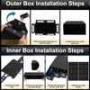 ATPWONZ Trading Card Storage Box, 24000+ Cards Storage Box for
