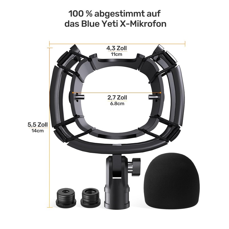 Blue Yeti x Shock Mount