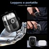 Mini Rasoio Elettrico Barba Uomo - Rasoio da Viaggio Portatile