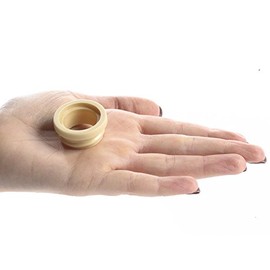 Factory Direct Craft Set of 24 Tan Plastic Soap Dispenser Collar