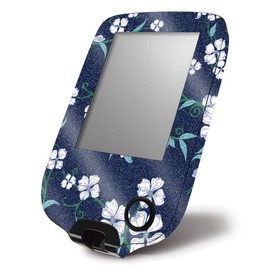 MightySkins Glossy Glitter Skin Compatible with Freestyle Libre 10 & 14 Day Versions - White Freesia | Protective, Durable High-Gloss Glitter Finish | Easy to Apply and Change Style | Made in The USA