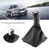 KSTE 5-Speed Car Gear Knob Gear Stick Gaiter Boot Kit