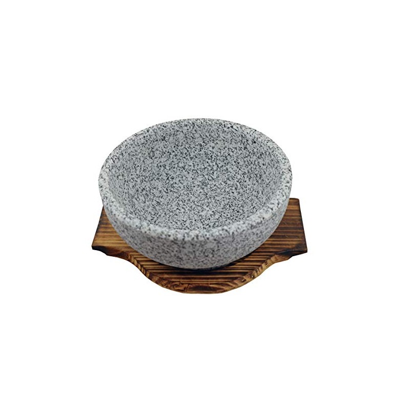 SUNRISE Natural Stone Bowl For Bibimbap and Soup (18 OZ)