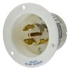 Locking Devices, Twist-Lock, Industrial, Flanged Inlet, 30A 3-Phase Wye 120/208V