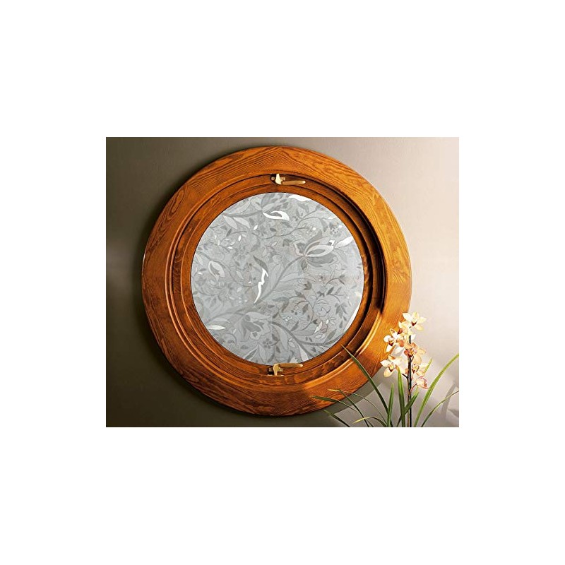 Autotech Park Precut Circle Window Film, Floral Series 5 Design,