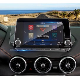 Coleya 2020-2025 Sentra Screen Protector for Nissan Sentra (SV/SR) 8-inch Touchscreen, 9H Tempered Glass 2023 2024 2025 Sentra Accessories Anti-Scratch/HD Transparent 8"