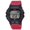 Casio Watch WS-1400H-4AVEF, red, Stripes
