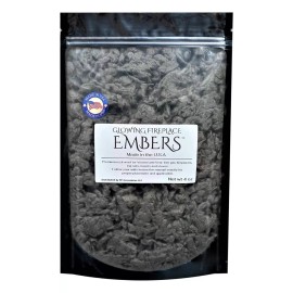 Glowing Fireplace Embers Rockwool For Gas Logs, Gas Fireplaces and Inserts, 4 oz