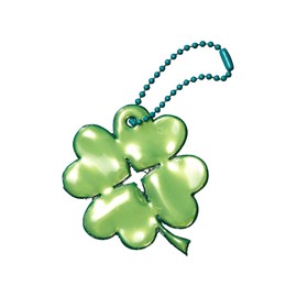 Glimmis Grimmis Clover Green GR Scandinavian Reflector Reflective Key Chain Retroreflective Material 1pc (x1)