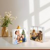 Airsnigi 3x3 Acrylic Picture Frames 4 Pack, Square Clear Photo