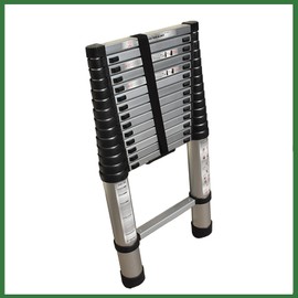 14.5 Ft Telescoping Extension Ladder Folding Telescopic Aluminum Ladders Collapsible Lightweight for Home and Outdoor Work