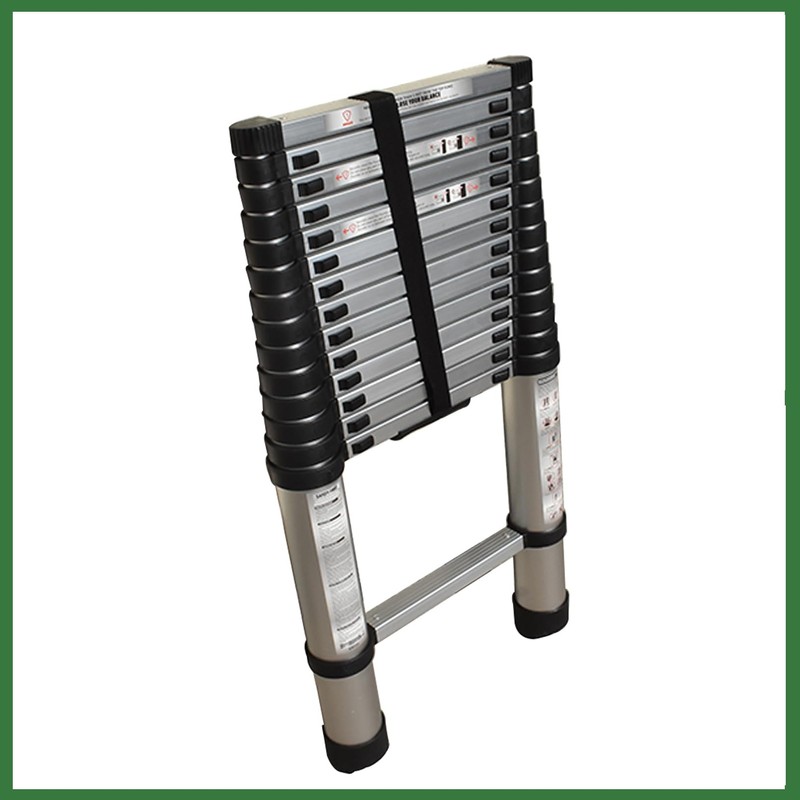 14.5 Ft Telescoping Extension Ladder Folding Telescopic Aluminum Ladders Collapsible