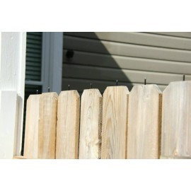Procured Products, LLC Anti-Climb Fence Spikes, Home Security Burglary Deterrent, WITH SIGN