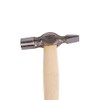 Blackspur 1x 1.5cm Carbon Steel Cross Pein Hammer with Wooden