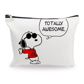 Snoopy Pouch, Women's Cosmetic Pouch, Mini Pouch, Functional, Large Capacity, Lightweight, Business Trips, Travel Pouch, Snoopy10