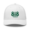 RIVEMUG Tequila 818 Embroidered Trucker Hat Adjustable Cap White