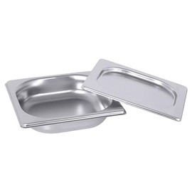 Contacto JVA Menüschale Salat 0,4 l GN 1/6, 40 mm aus Edelstahl